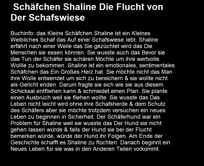 Schäfchen Shaline